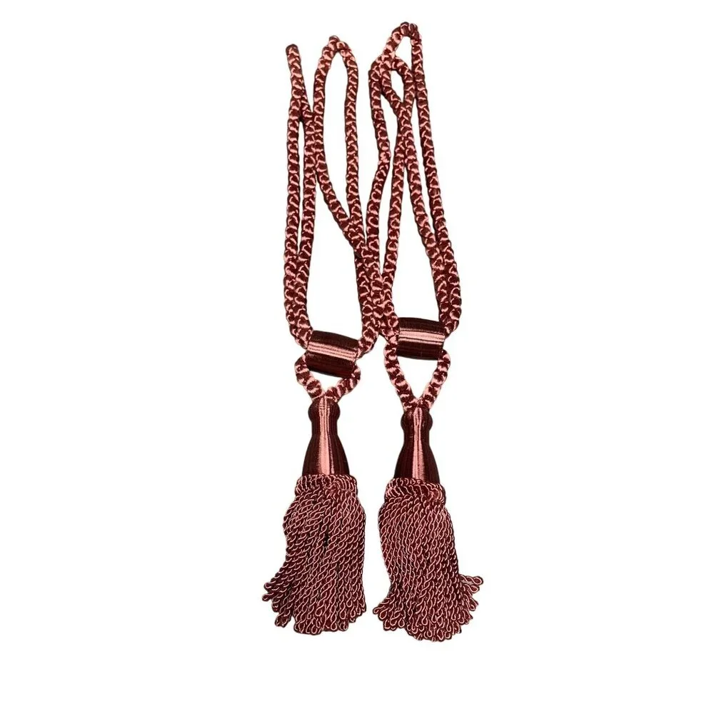 Decorative Curtain Tiebacks with Tassels Set of 2 - 18